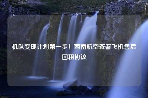 机队变现计划第一步！西南航空签署飞机售后回租协议