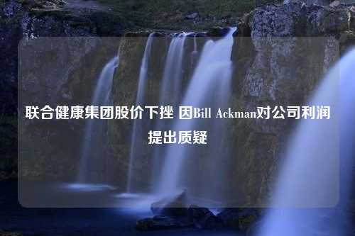 联合健康集团股价下挫 因Bill Ackman对公司利润提出质疑