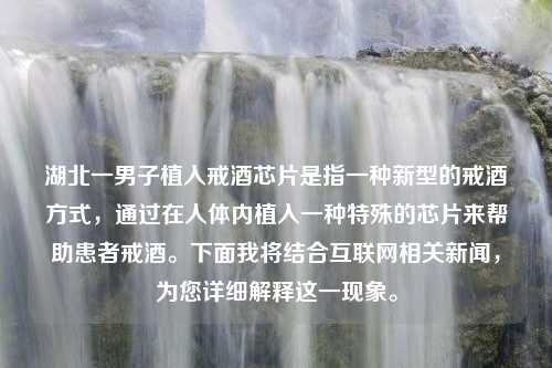 湖北一男子植入戒酒芯片是指一种新型的戒酒方式，通过在人体内植入一种特殊的芯片来帮助患者戒酒。下面我将结合互联网相关新闻，为您详细解释这一现象。